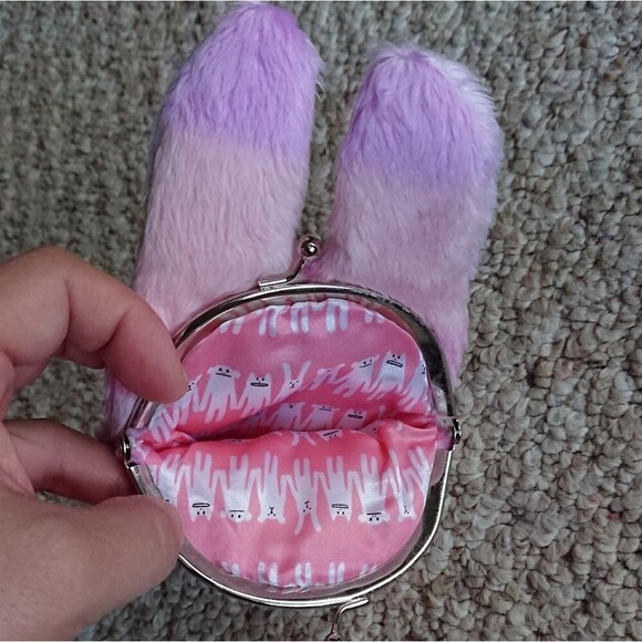 Craftholic Sloth bear change purse - purple/pink - Picture 5 of 7